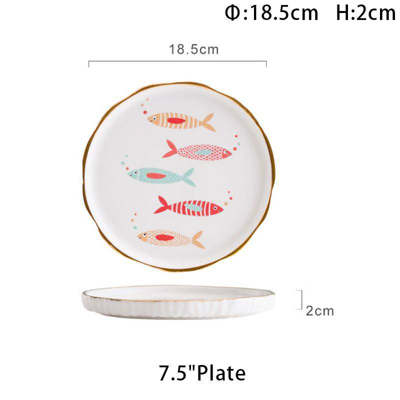 Gezellig Ceramic Starter Plate (Set of 2)