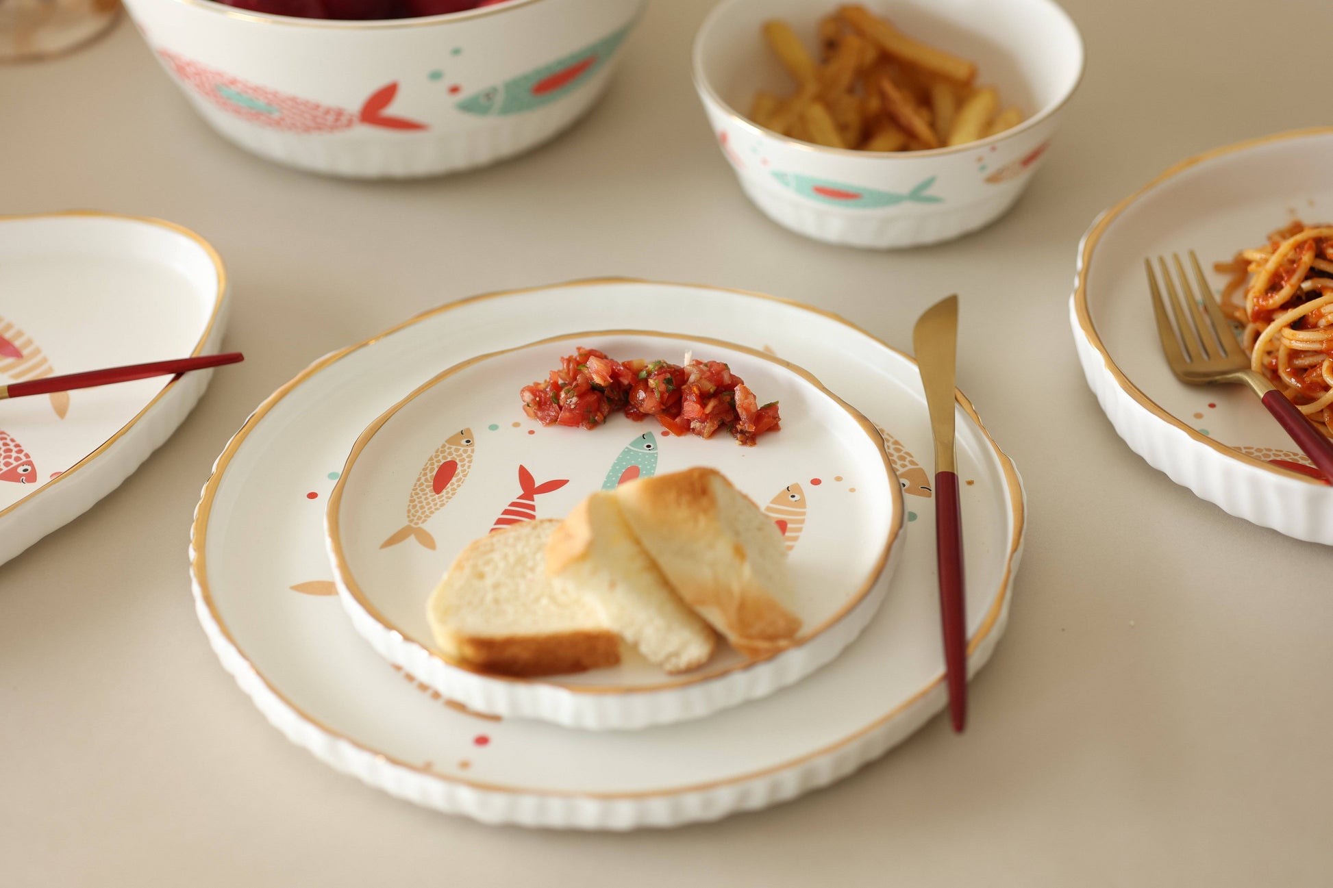 Gezellig Ceramic Starter Plate (Set of 2)