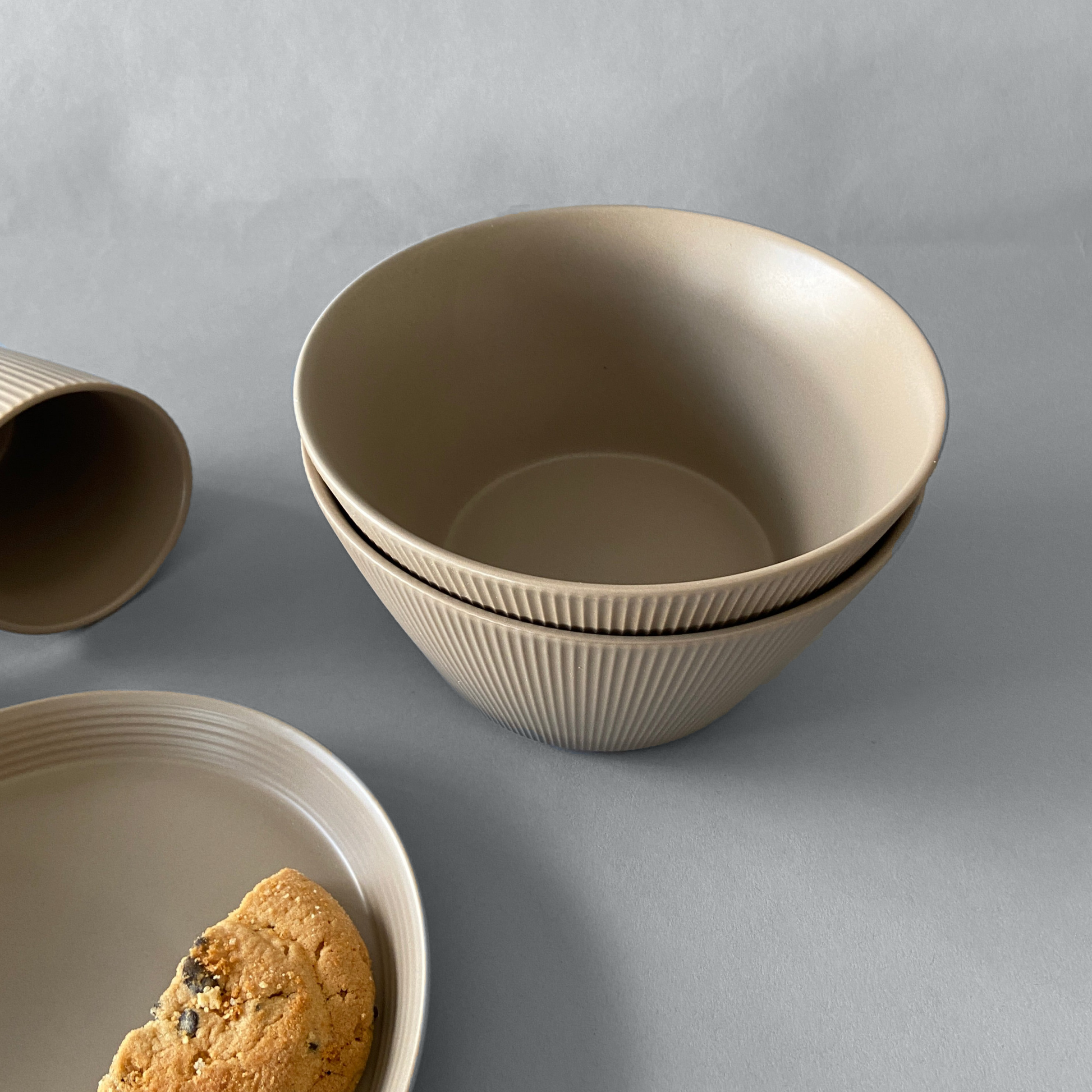 Elysian Light brown Buddha Ceramic Bowl