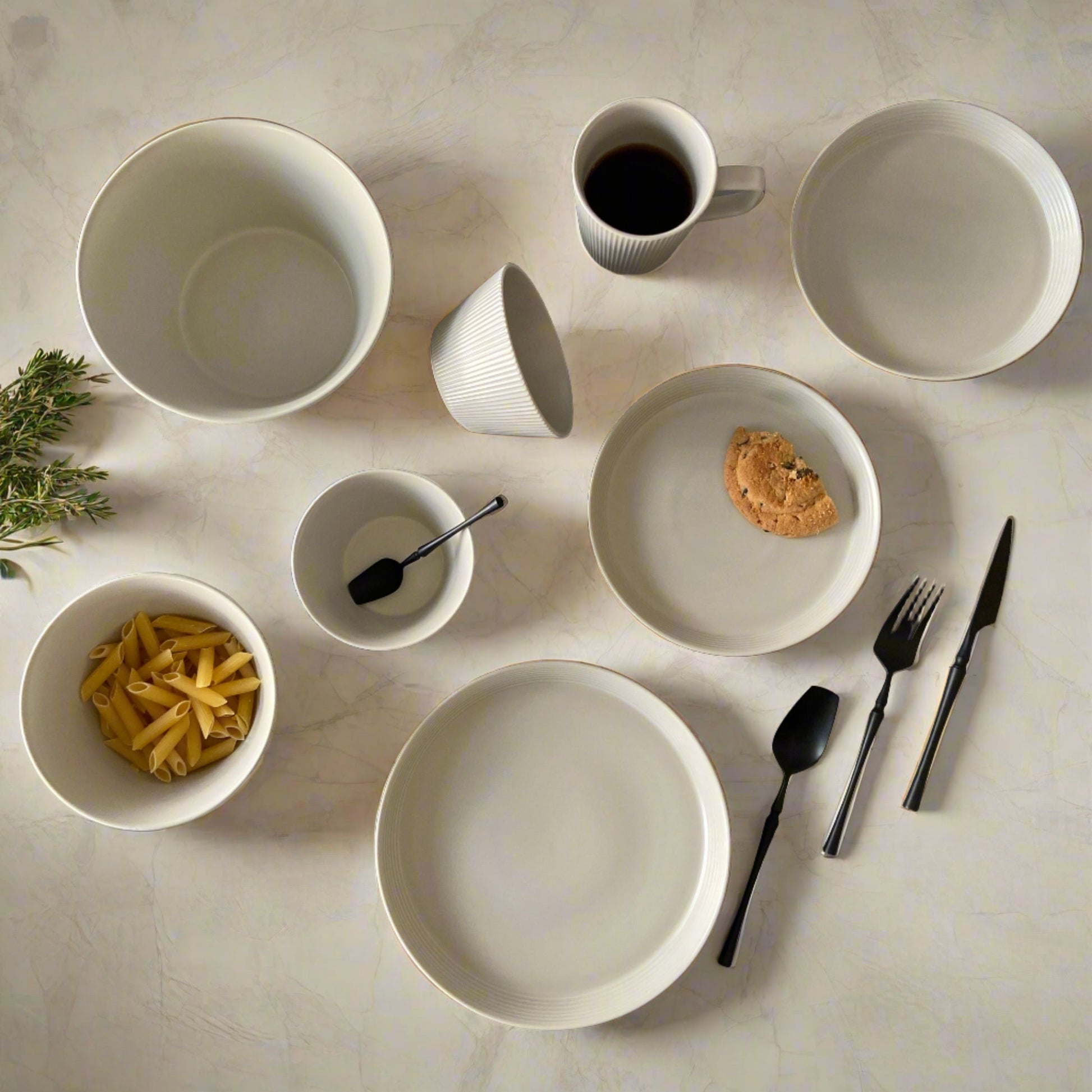 Elysian Ivory Deep dish Dinner plate