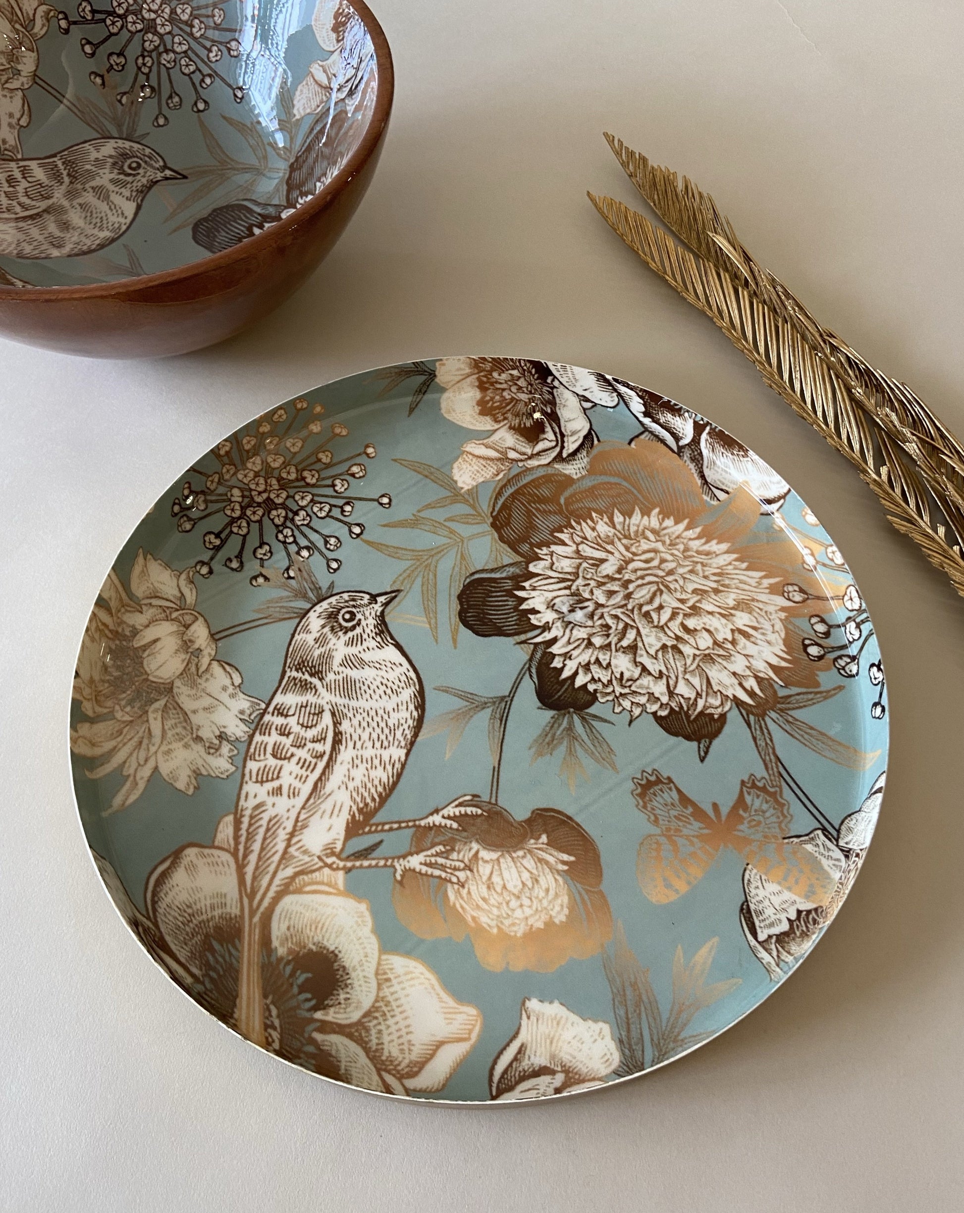 Green paradise Decor Serving Tray (12" inches)