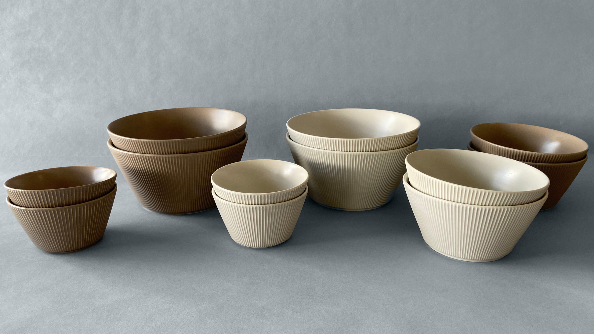 Elysian Light brown Serving Large Bowl