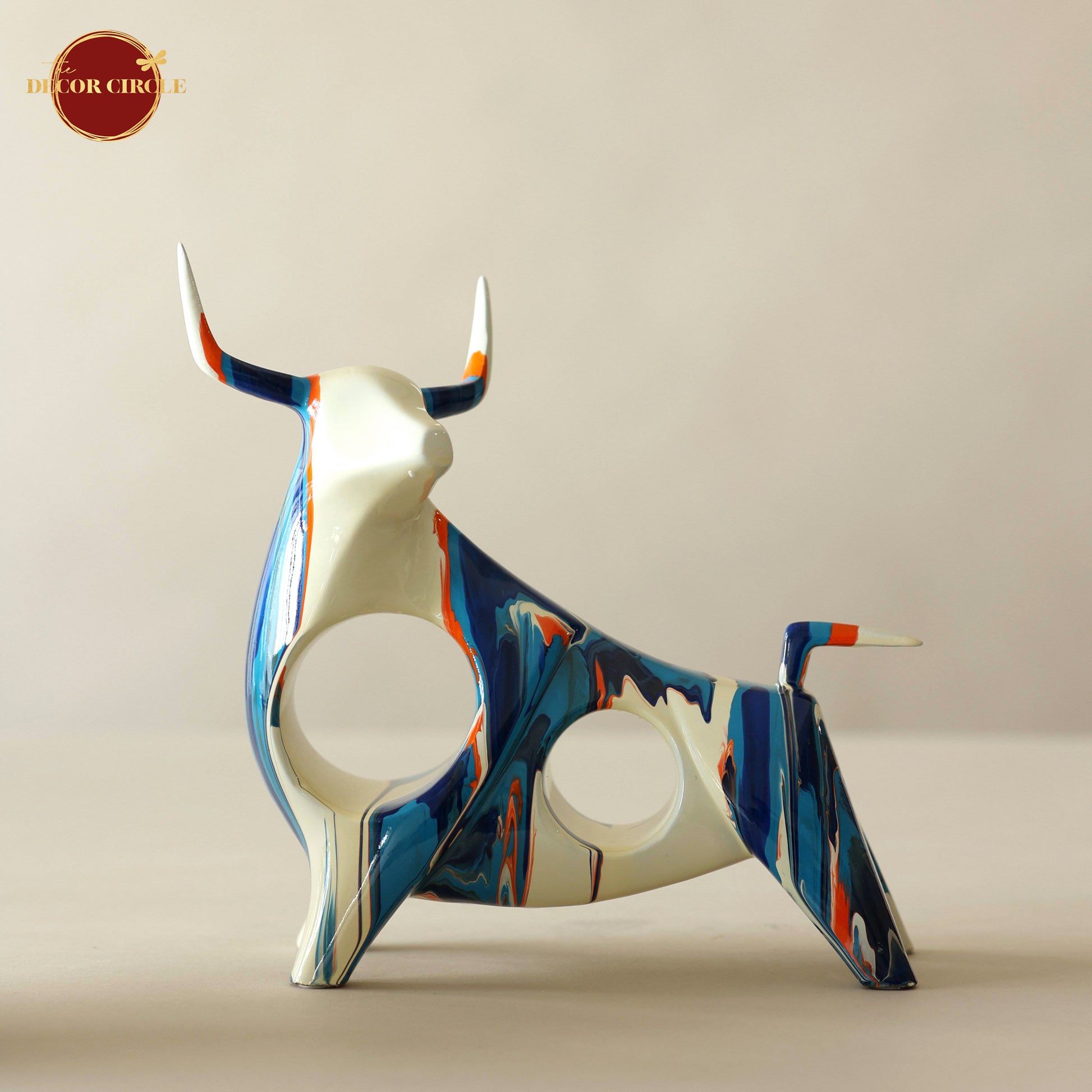 Indomitus Modern Bull Sculpture