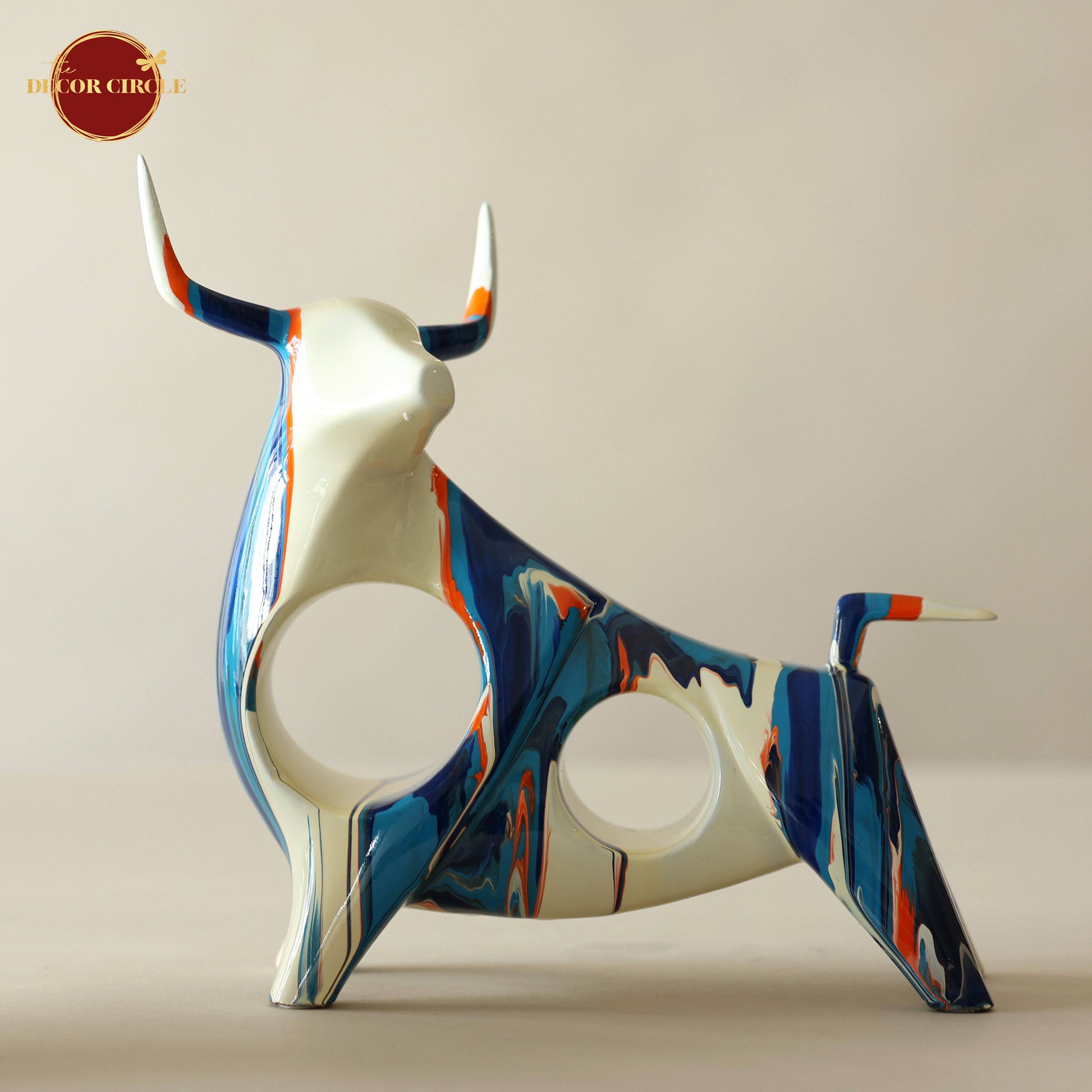 Indomitus Modern Bull Sculpture