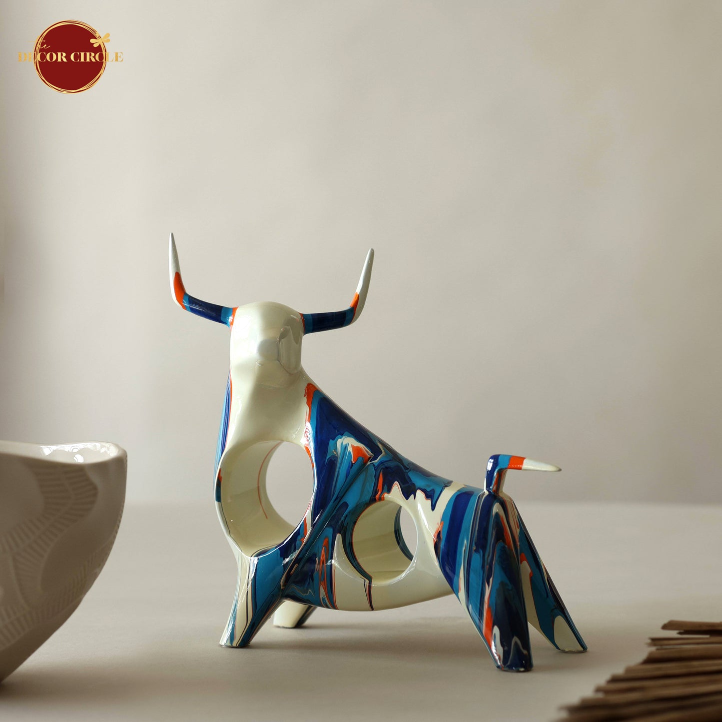 Indomitus Modern Bull Sculpture