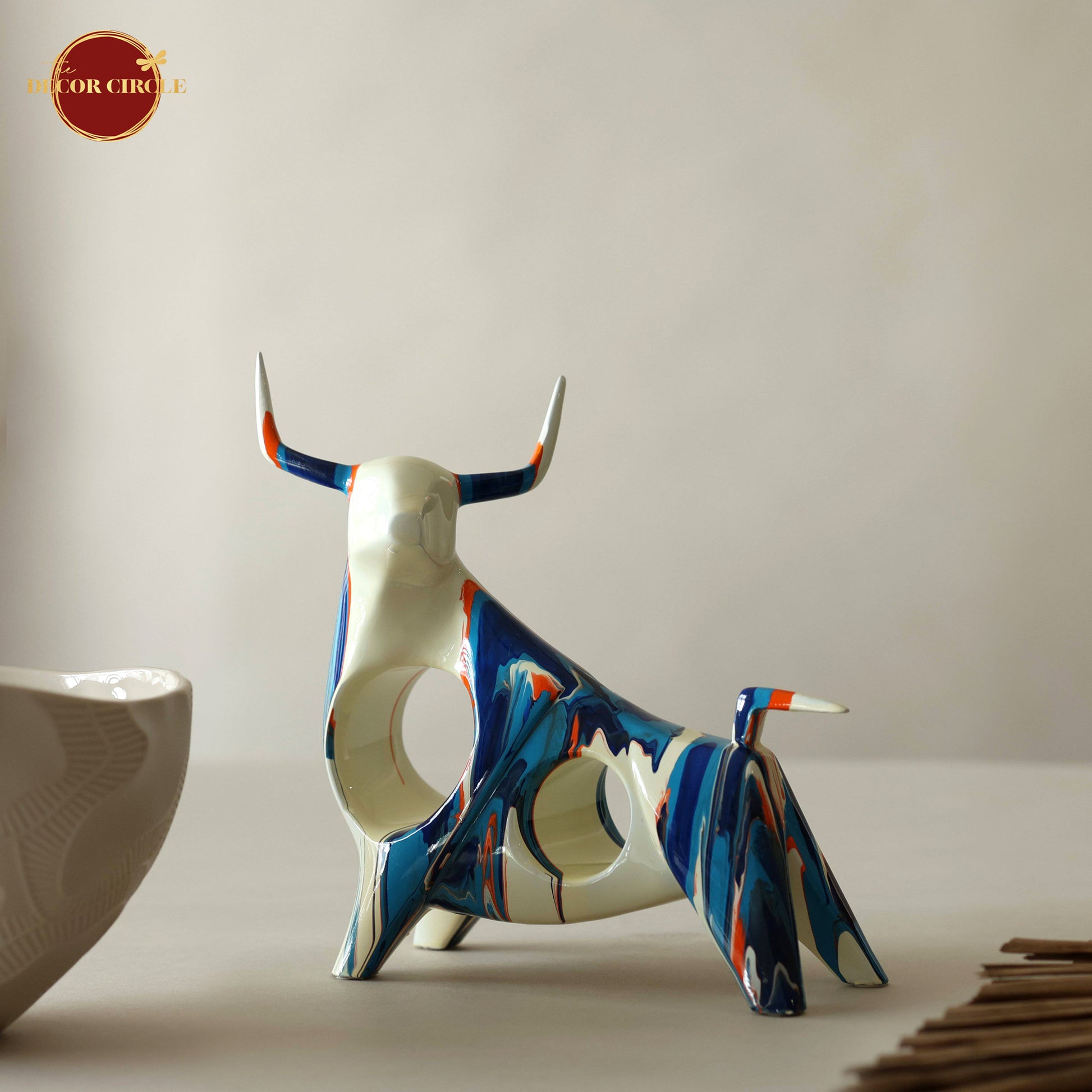 Indomitus Modern Bull Sculpture