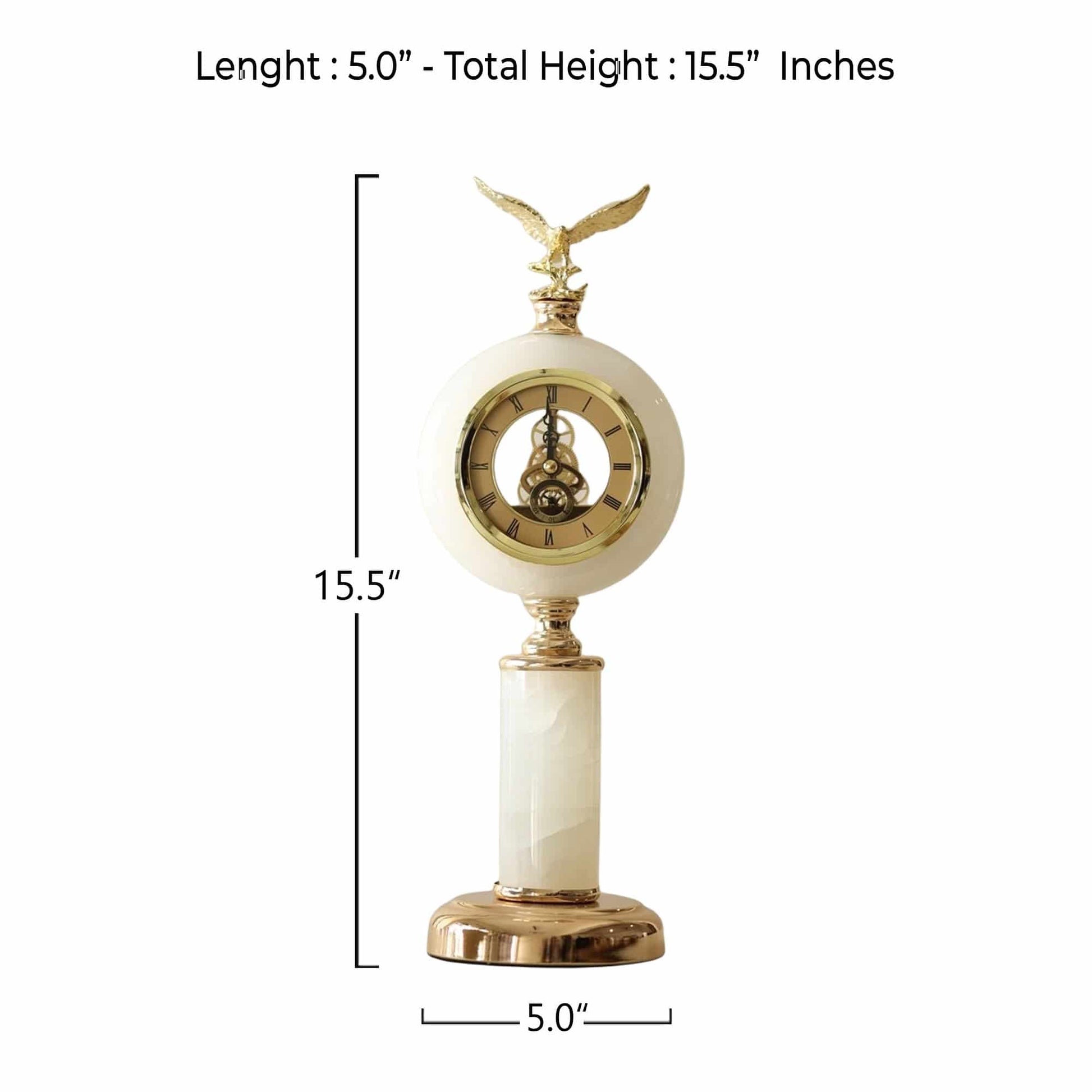 Lux Pearl Luxury Table Clock