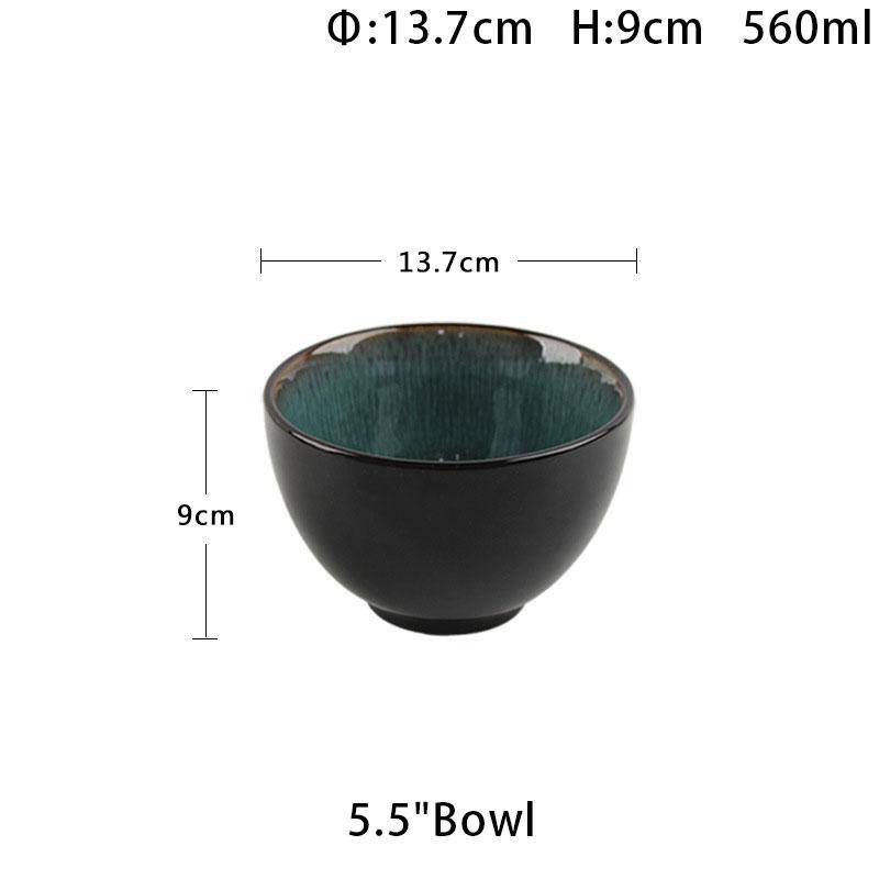 Luxury Inpensus Green Ceramic Dinnerset  ( Set of 14 Pcs)
