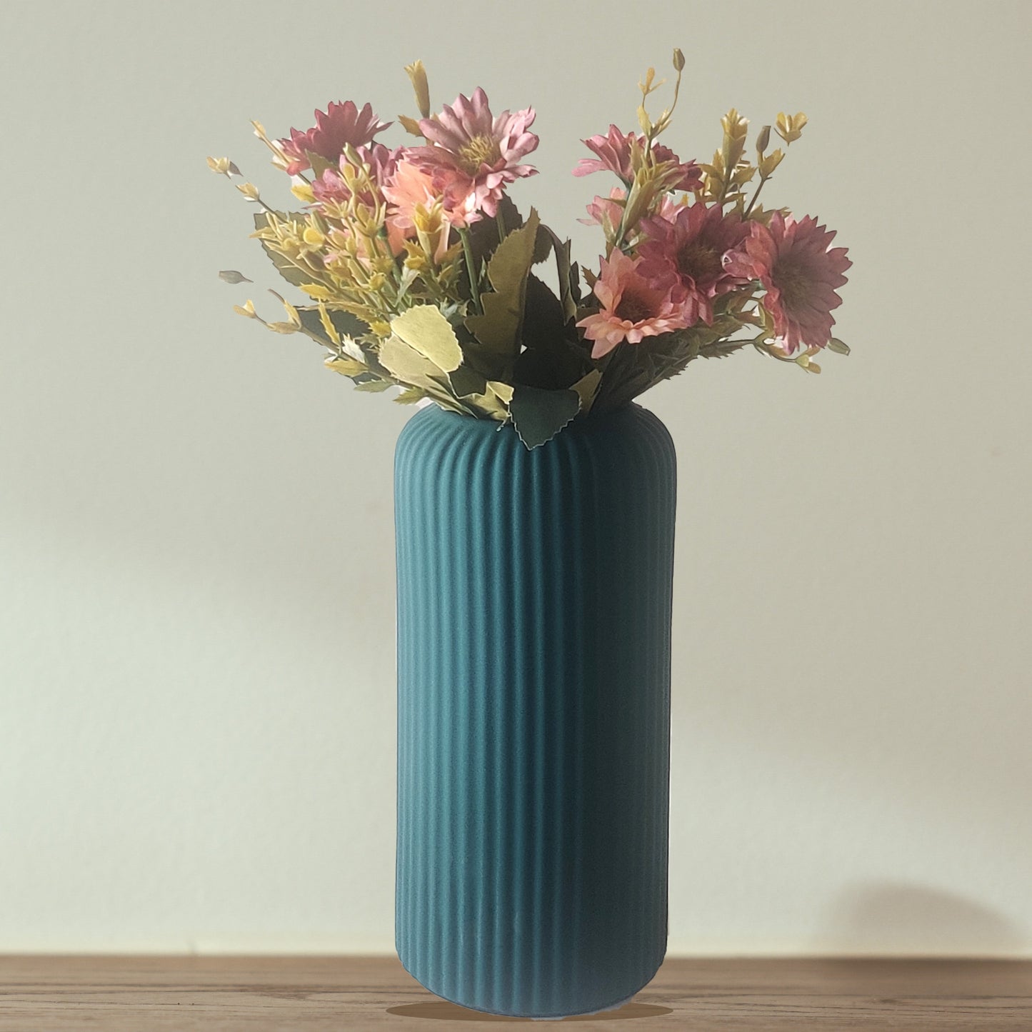 Marmor Rippled Green ceramic vase