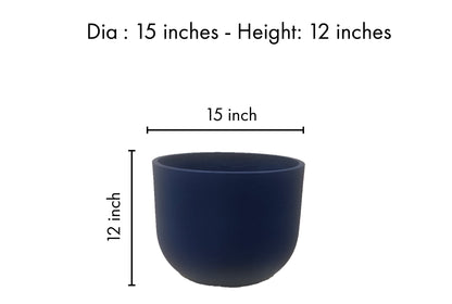 Round Concrete Garden Planter