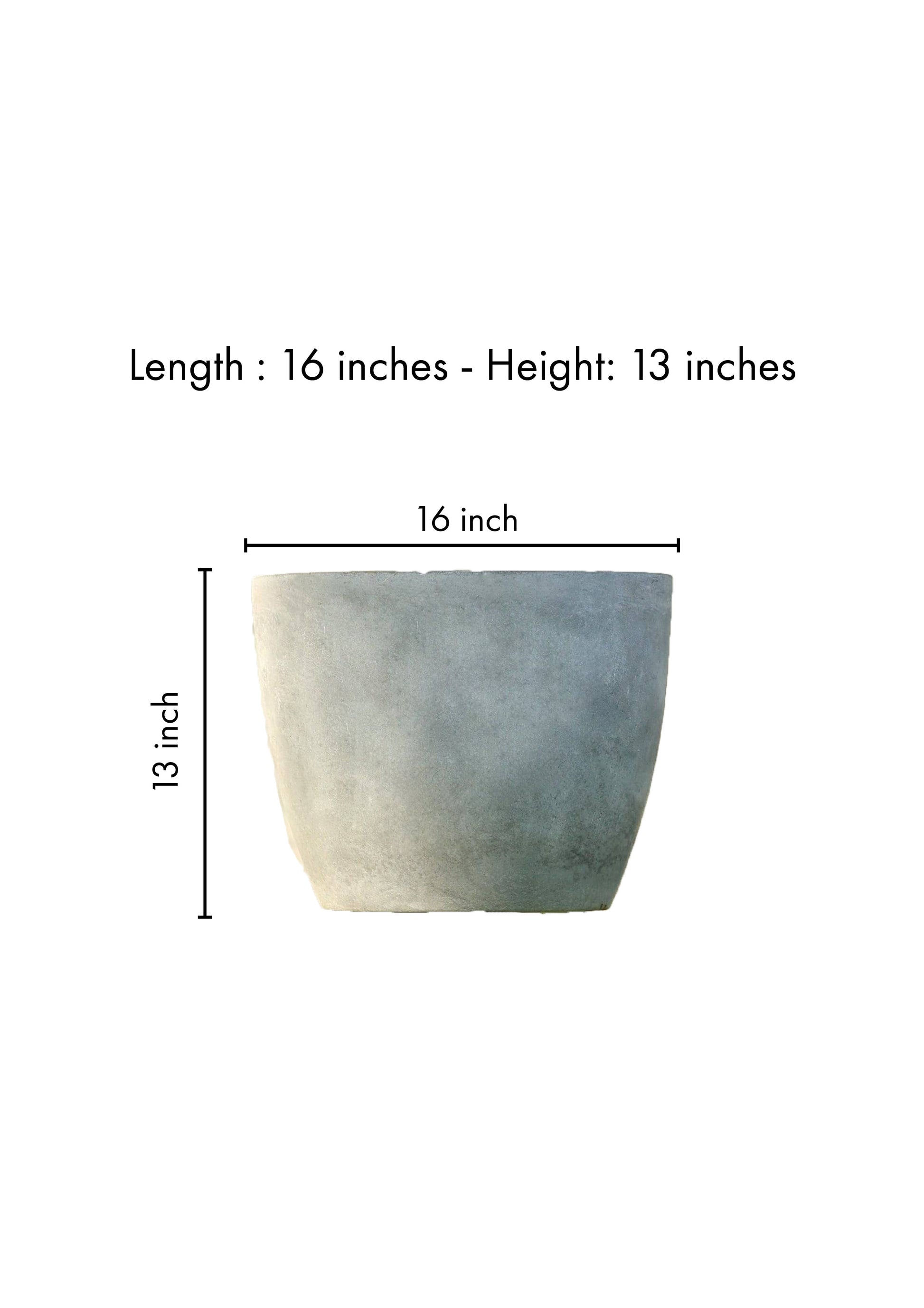 Garden Wooden Grey Outdoor Planter