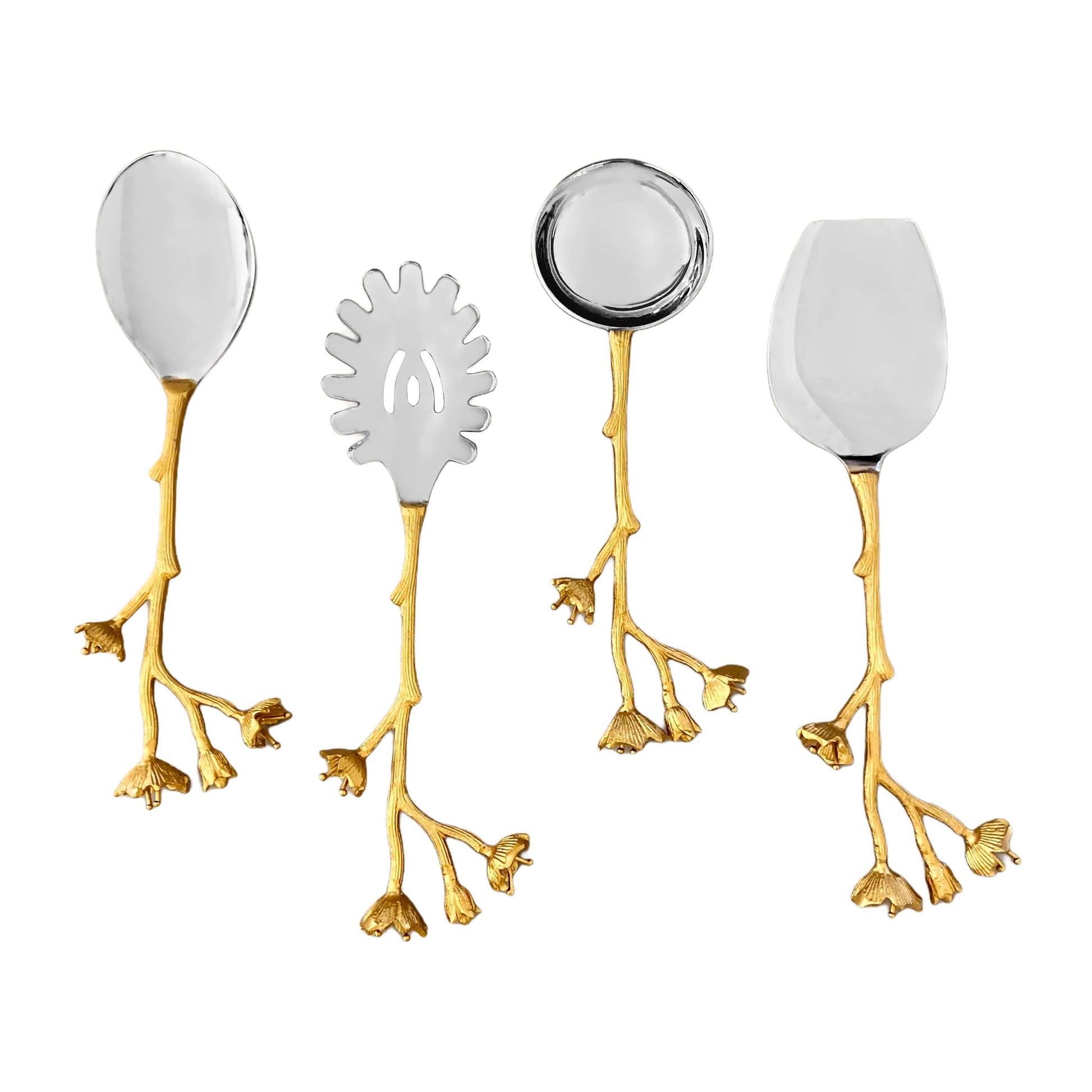Serveware Blossom Serving Spoons (Set of 4)
