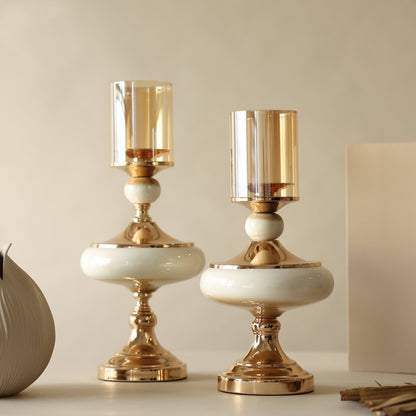 Stellaus Cream Decorative Candle Stands - Large