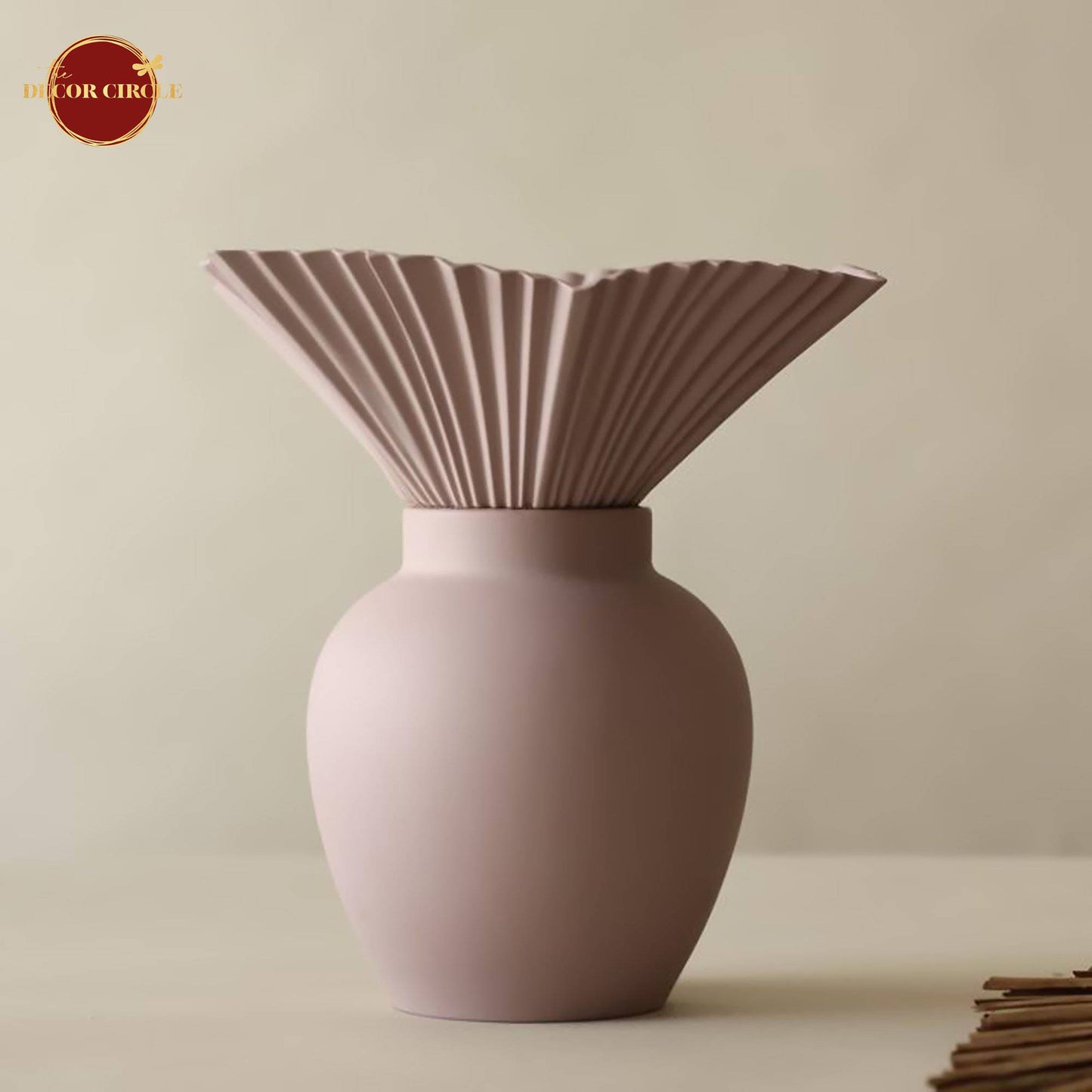 Sweven Pink Flower Vase For Living Room