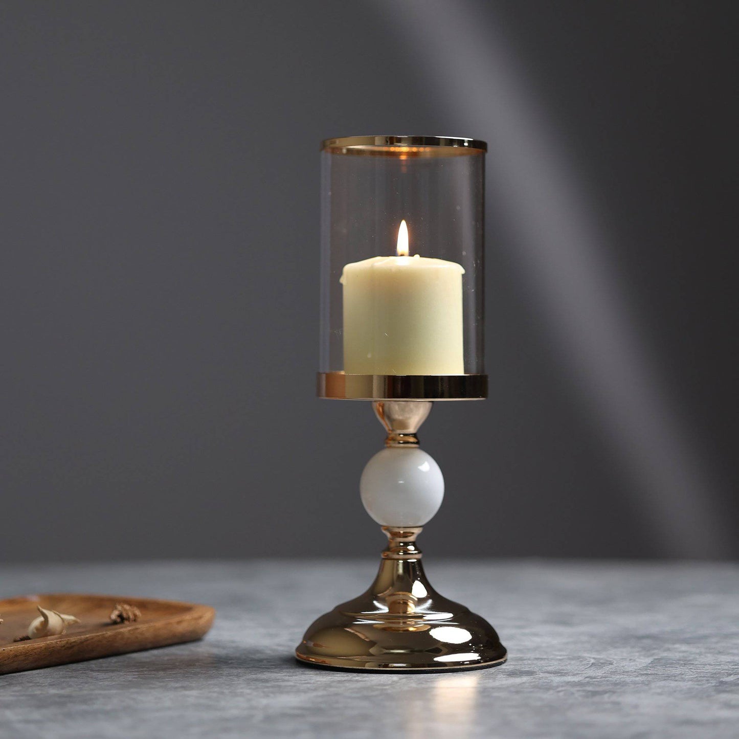 Home Decor Luxury Viridis Gold Candle Holders (set of 2 ) - The Decor Circle