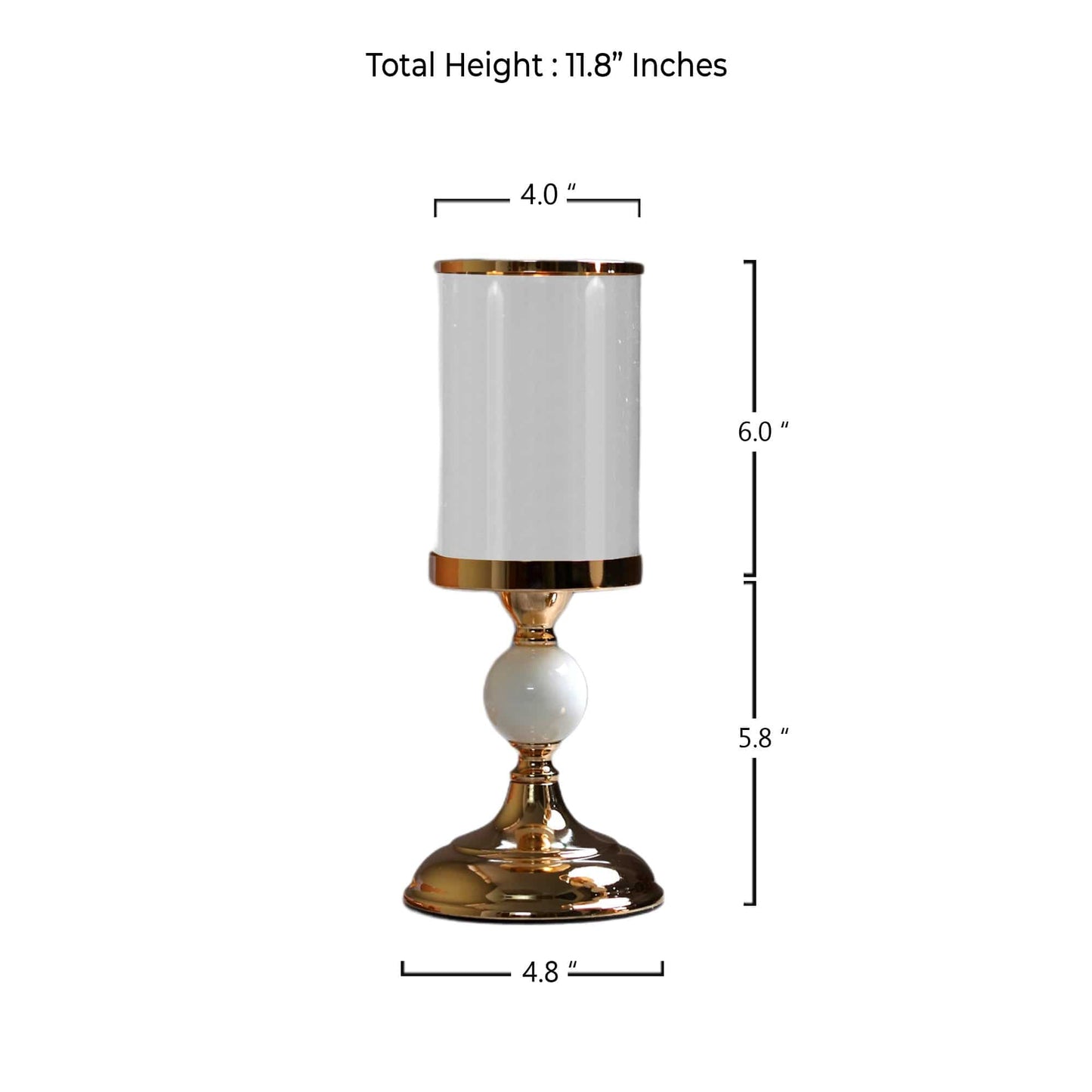 Home Decor Luxury Viridis Gold Candle Holders (set of 2 ) - The Decor Circle