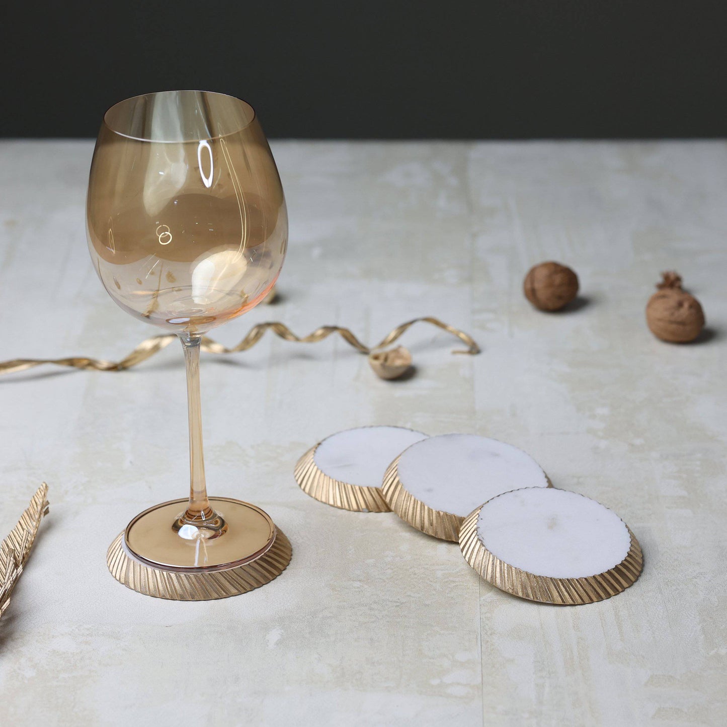 Home Decor Accessories Marble Coasters (set of 4) - The Decor Circle