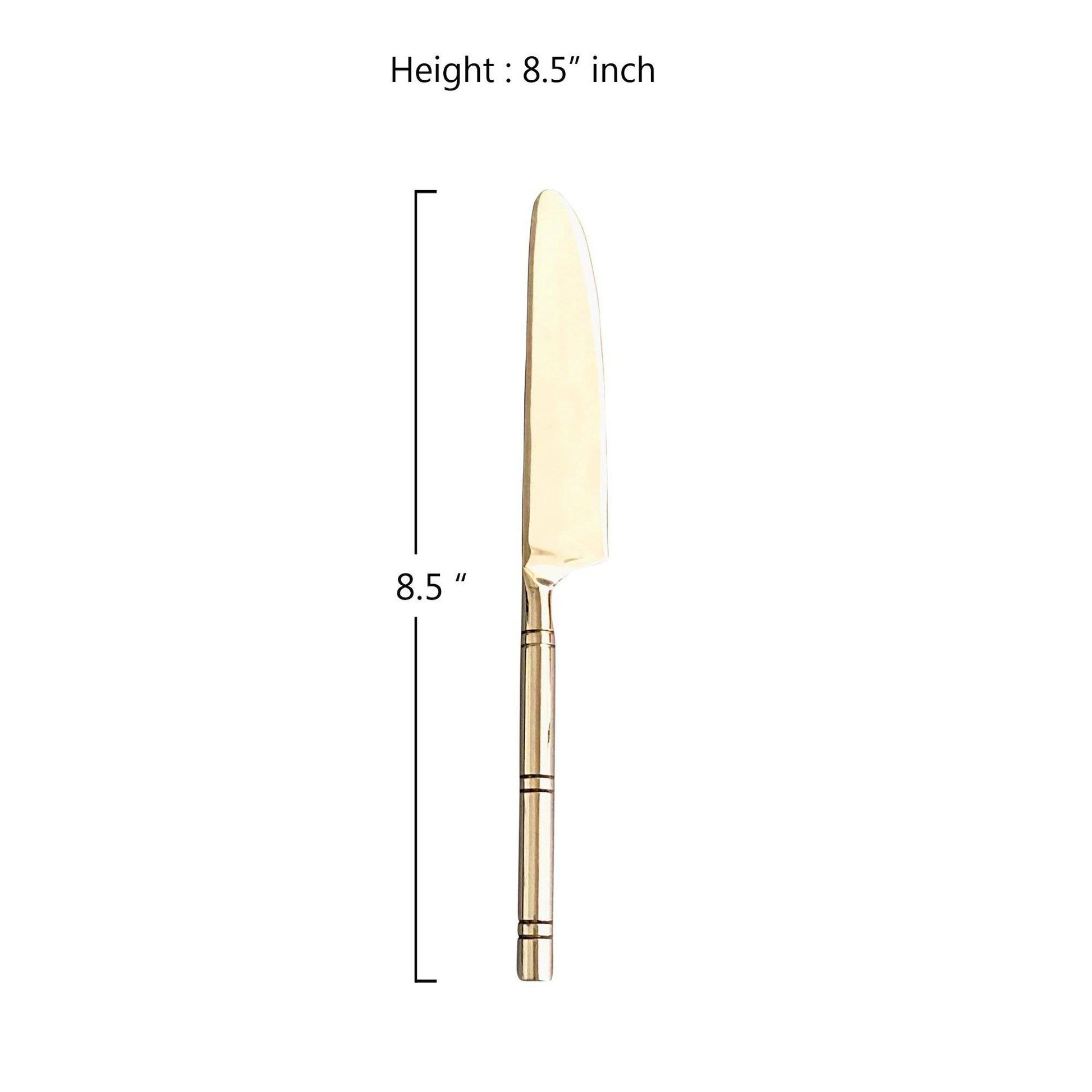 Modern Glossy Dinner Knives set of 4