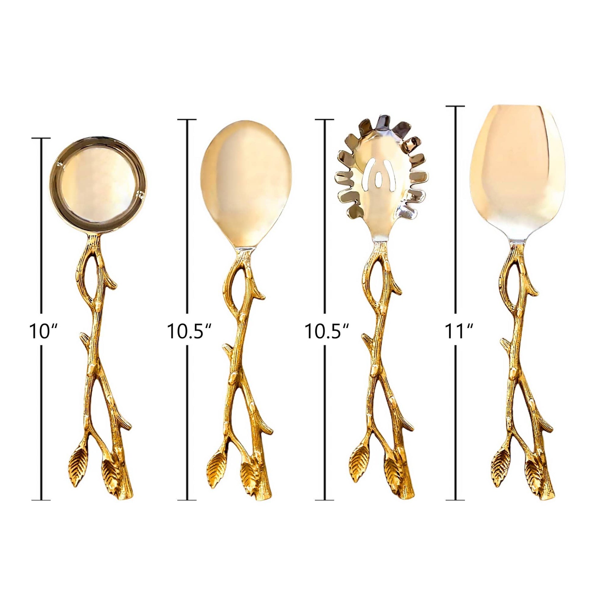 Tableware Forest Serving Spoons Set (Set of 4) - The Decor Circle