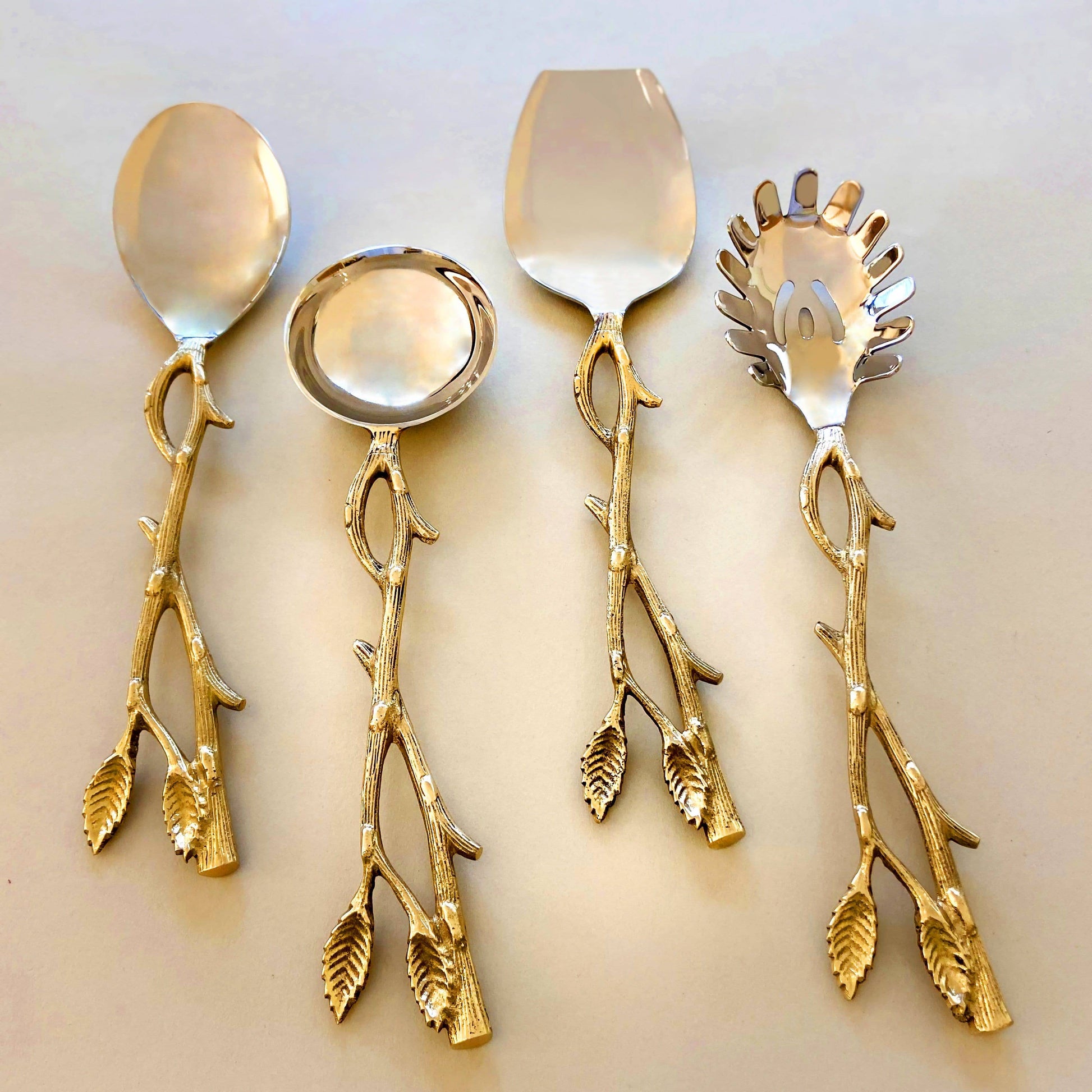 Tableware Forest Serving Spoons Set (Set of 4) - The Decor Circle