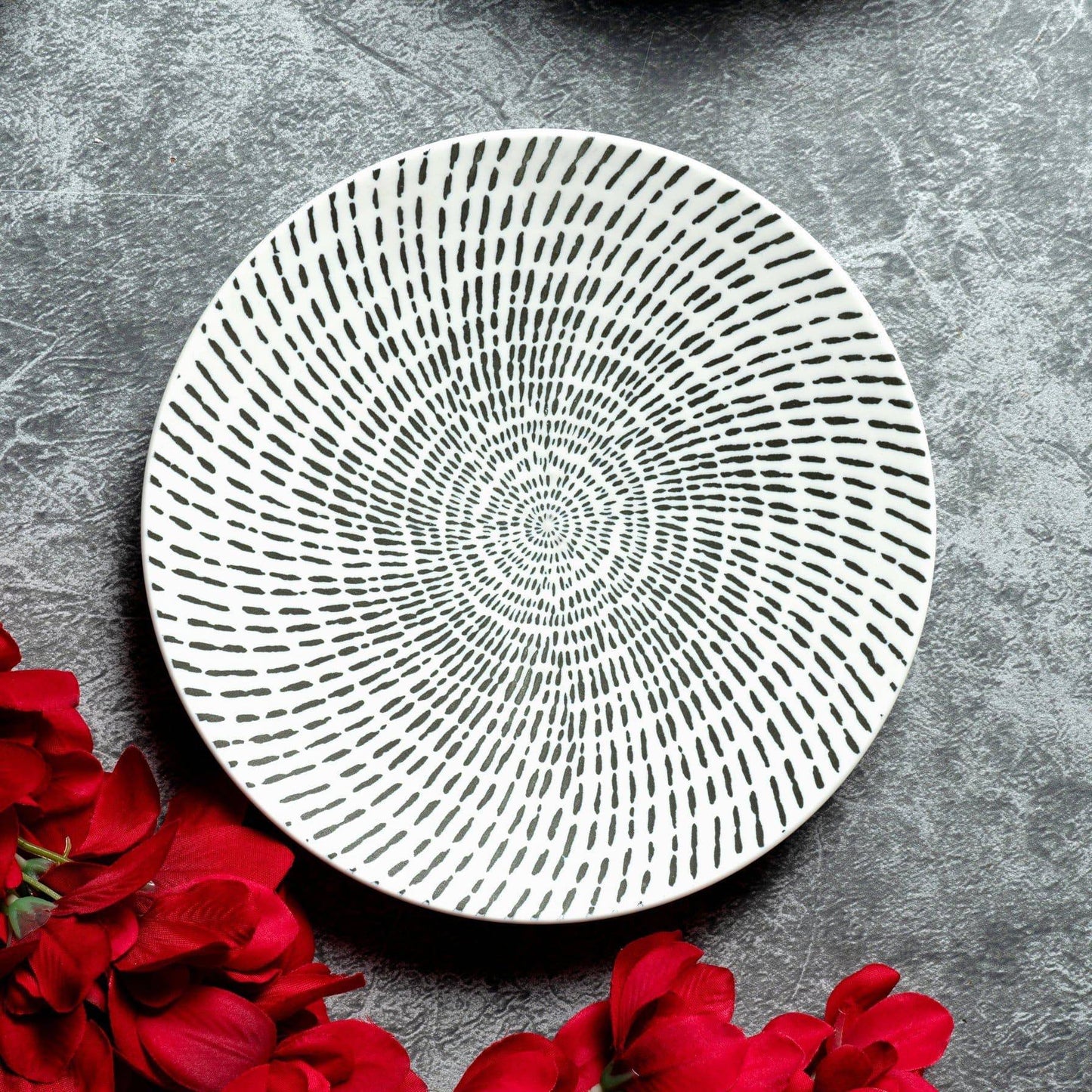 Tableware Mangata Modern White Plate - The Decor Circle