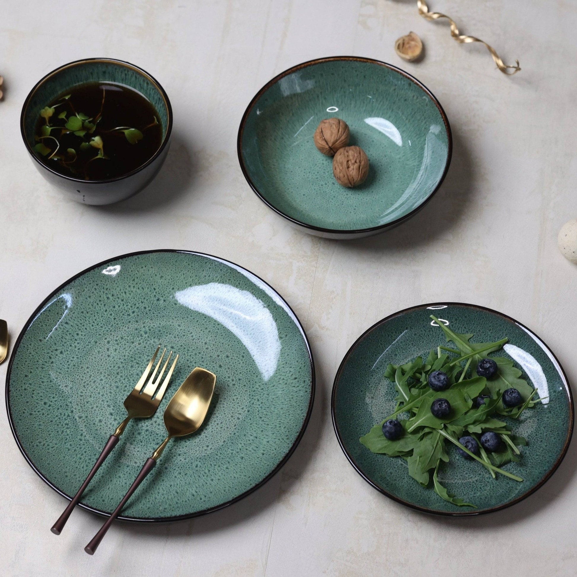 Luxury Inpensus Green Side Plate