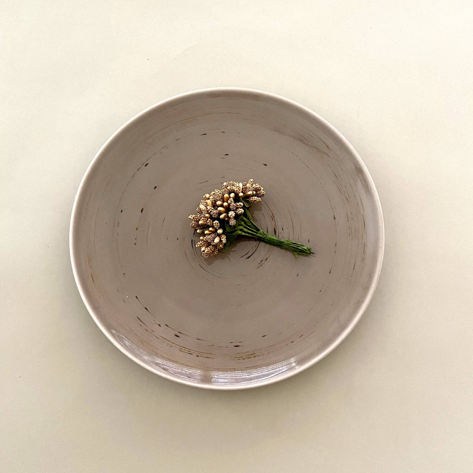Stoneware Blush Pink Dinner Plate - The Decor Circle