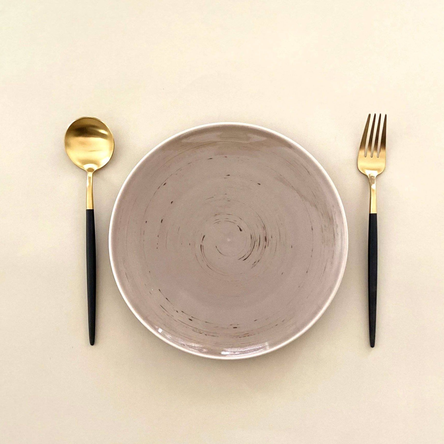 Stoneware Blush Pink Snack/Dessert Plate (Set of 2) - The Decor Circle