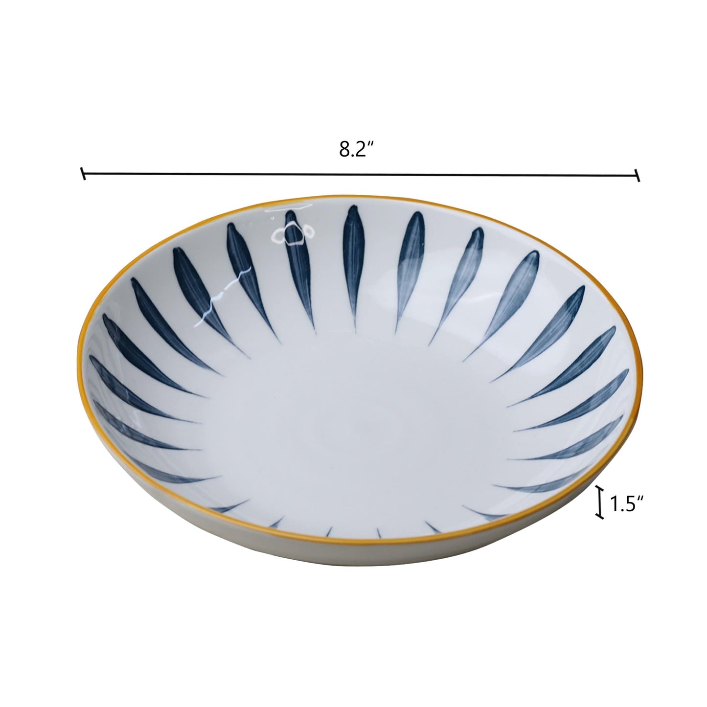 Tableware Raindrop Deep Dish Plate ( Set of 2) - The Decor Circle