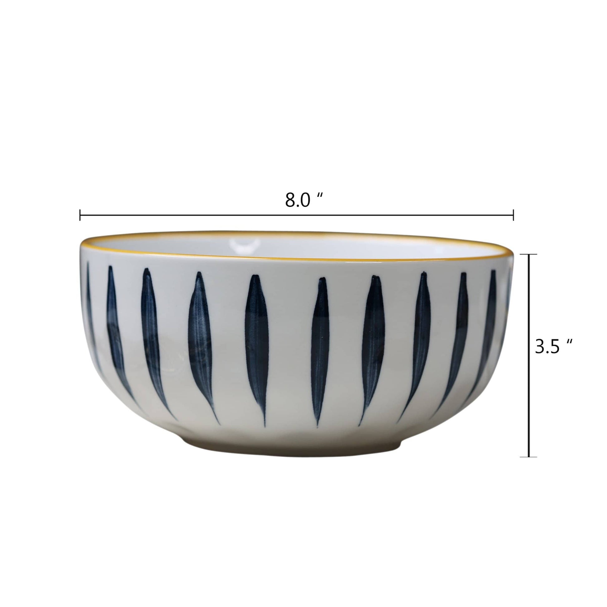 Raindrop Ceramic Serving Bowl (Large)