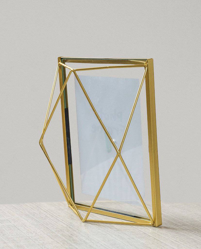 Home Decor Contemporary Metal Gold Photo Frame - The Decor Circle