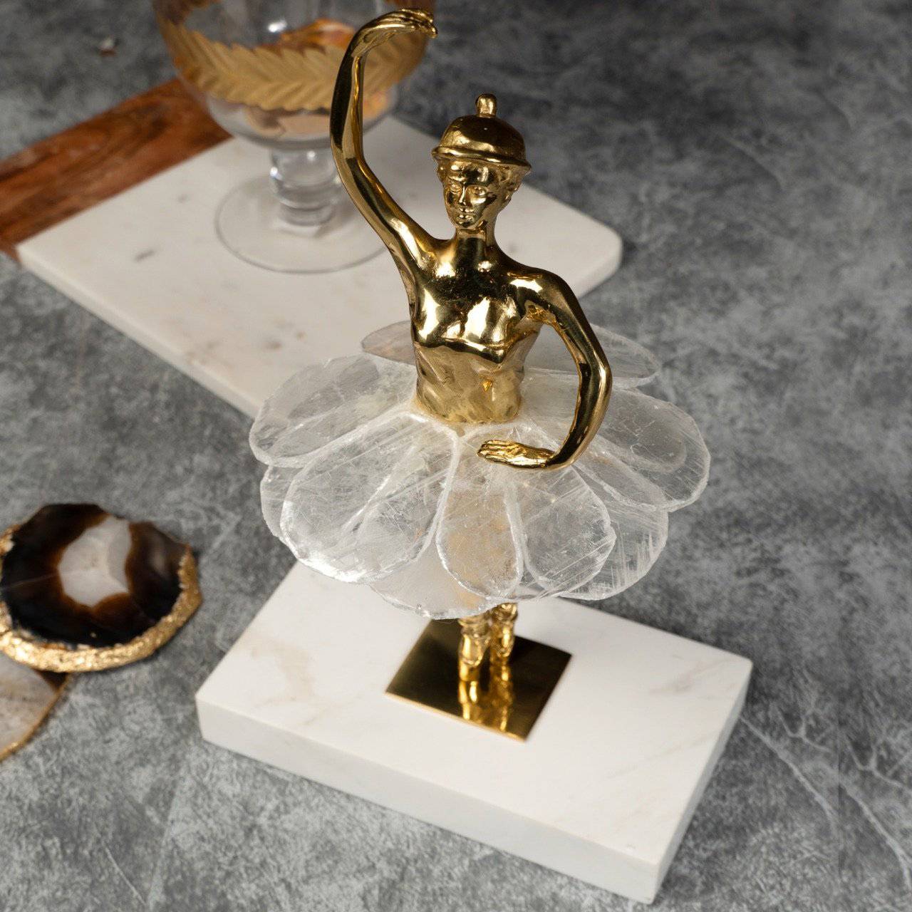 Celestial Dancing Crystal Lady Statue