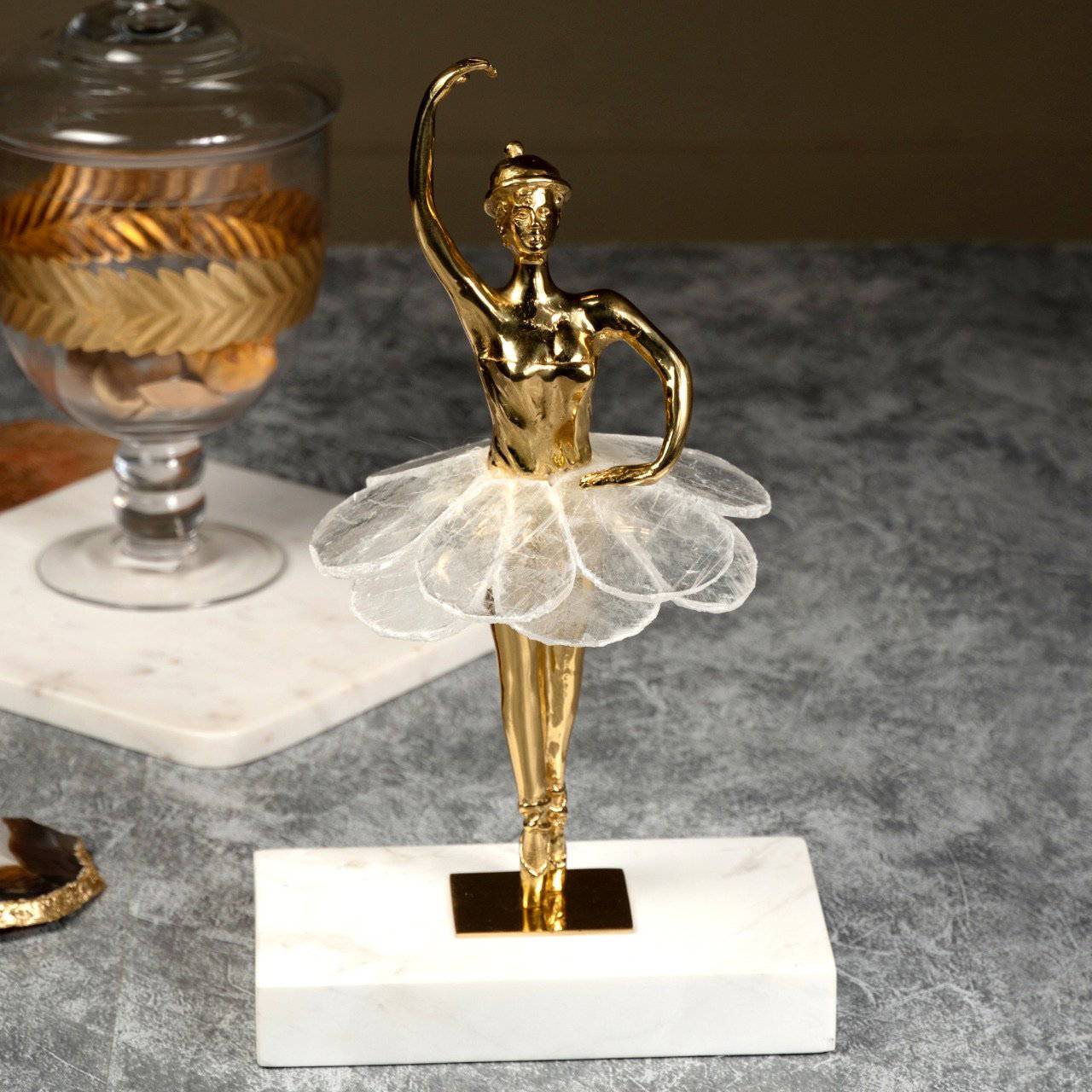 Celestial Dancing Crystal Lady Statue