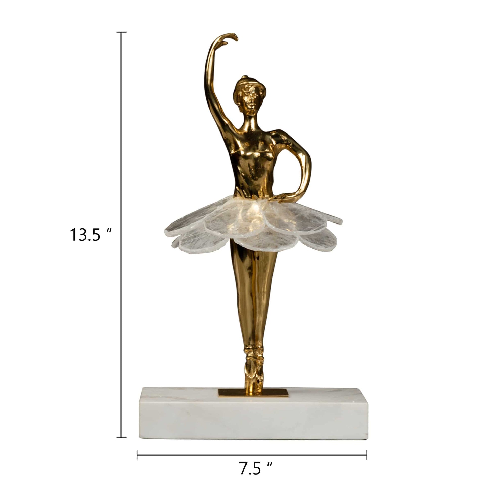 Celestial Dancing Crystal Lady Statue
