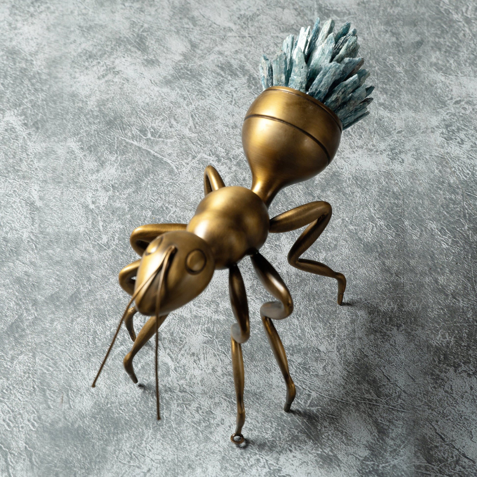 Animus Brass Crystal sculptures (Set of 2)