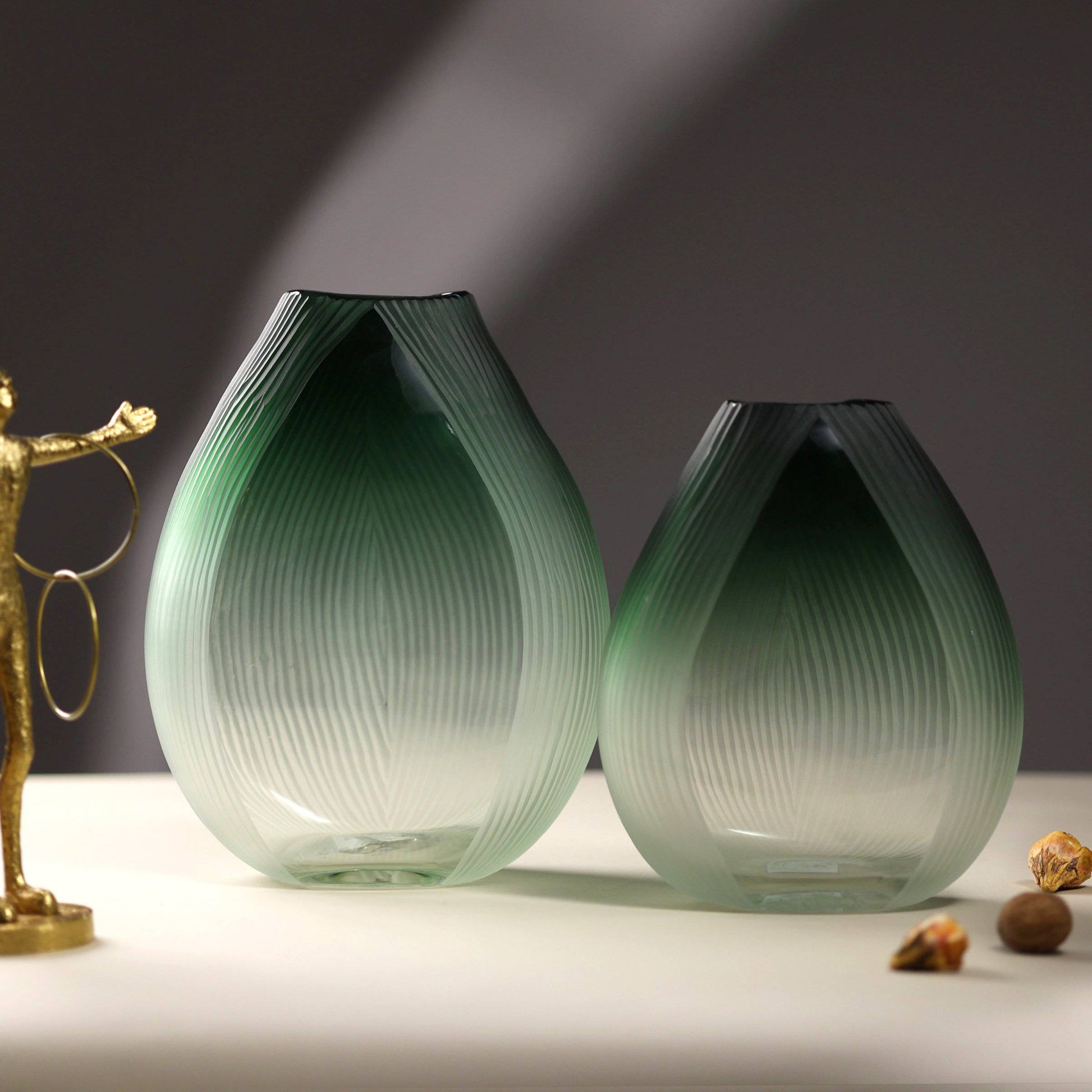 decorative glass vase