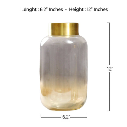Home Decor Luxury Ombre Glass vase - The Decor Circle