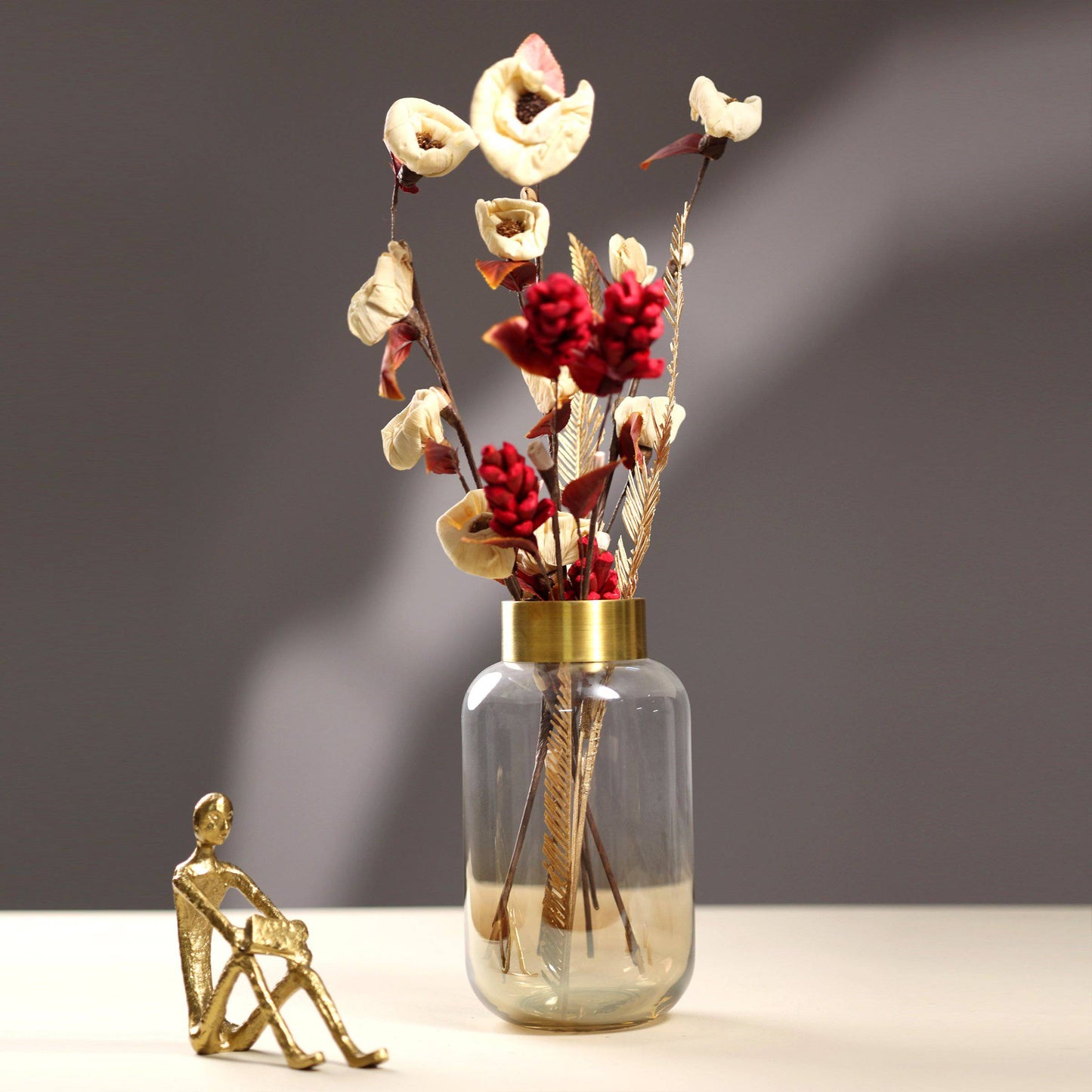 Home Decor Luxury Ombre Glass vase - The Decor Circle