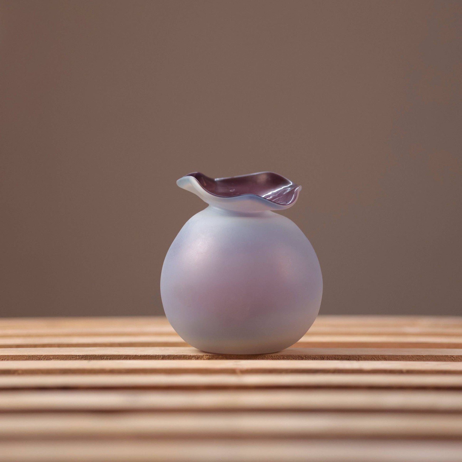 Marmor White Pink Glass Vase - The Decor Circle