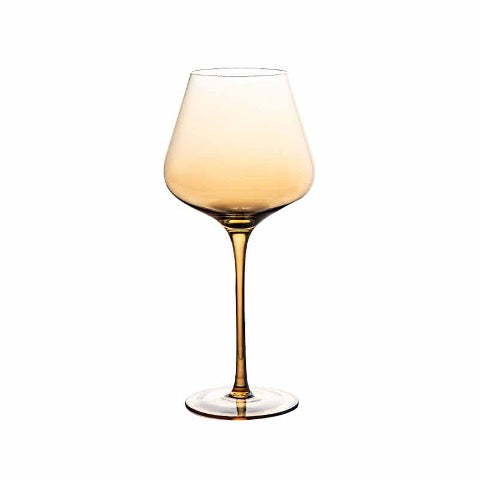 Barware Grande Goblet Gold Wine Glasses (Set of 2/Set of 6)